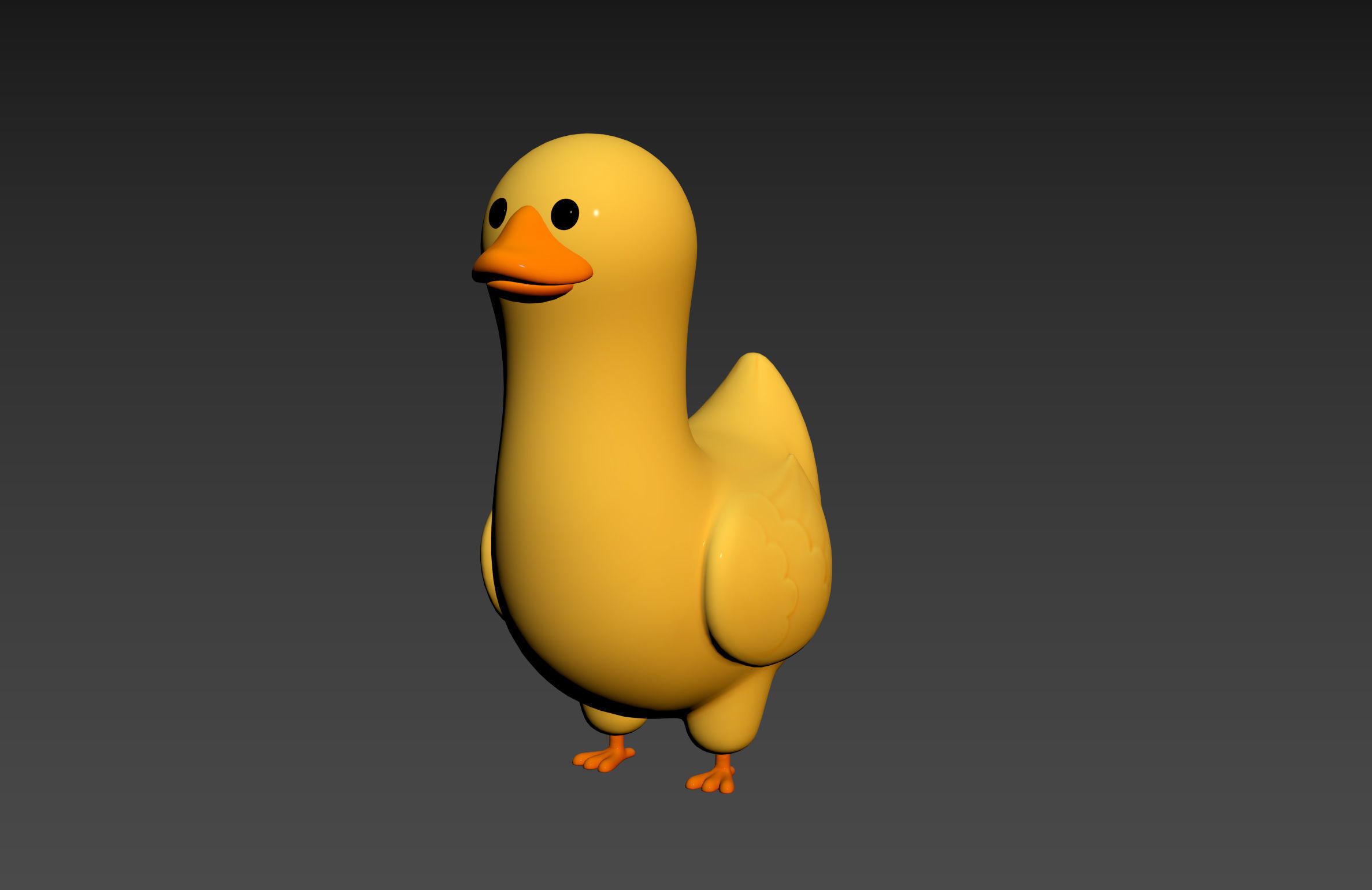 Character161 Duck 3D model_10
