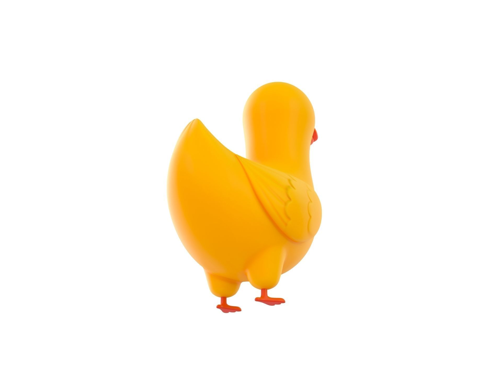 Character161 Duck 3D model_4