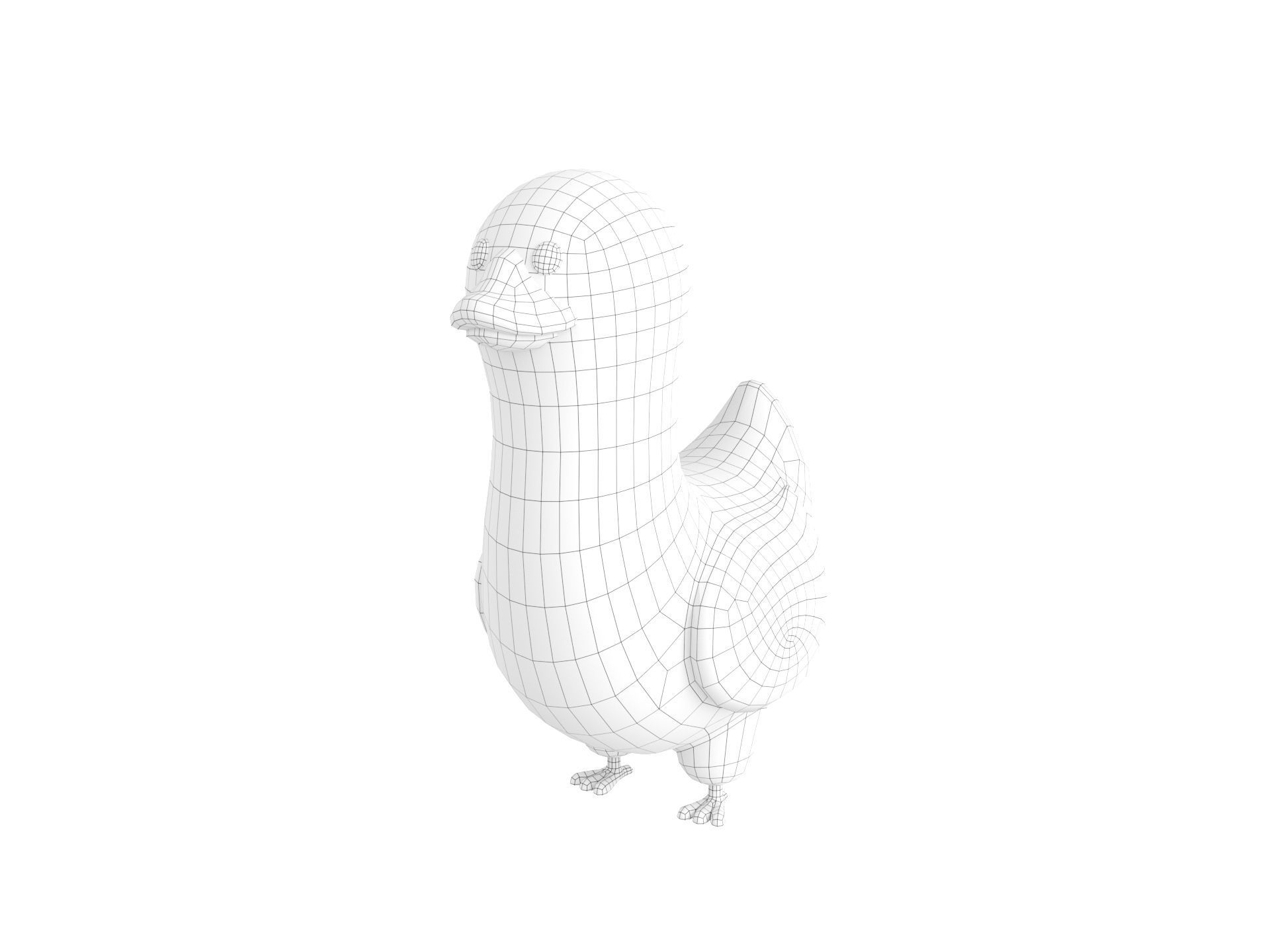 Character161 Duck 3D model_23