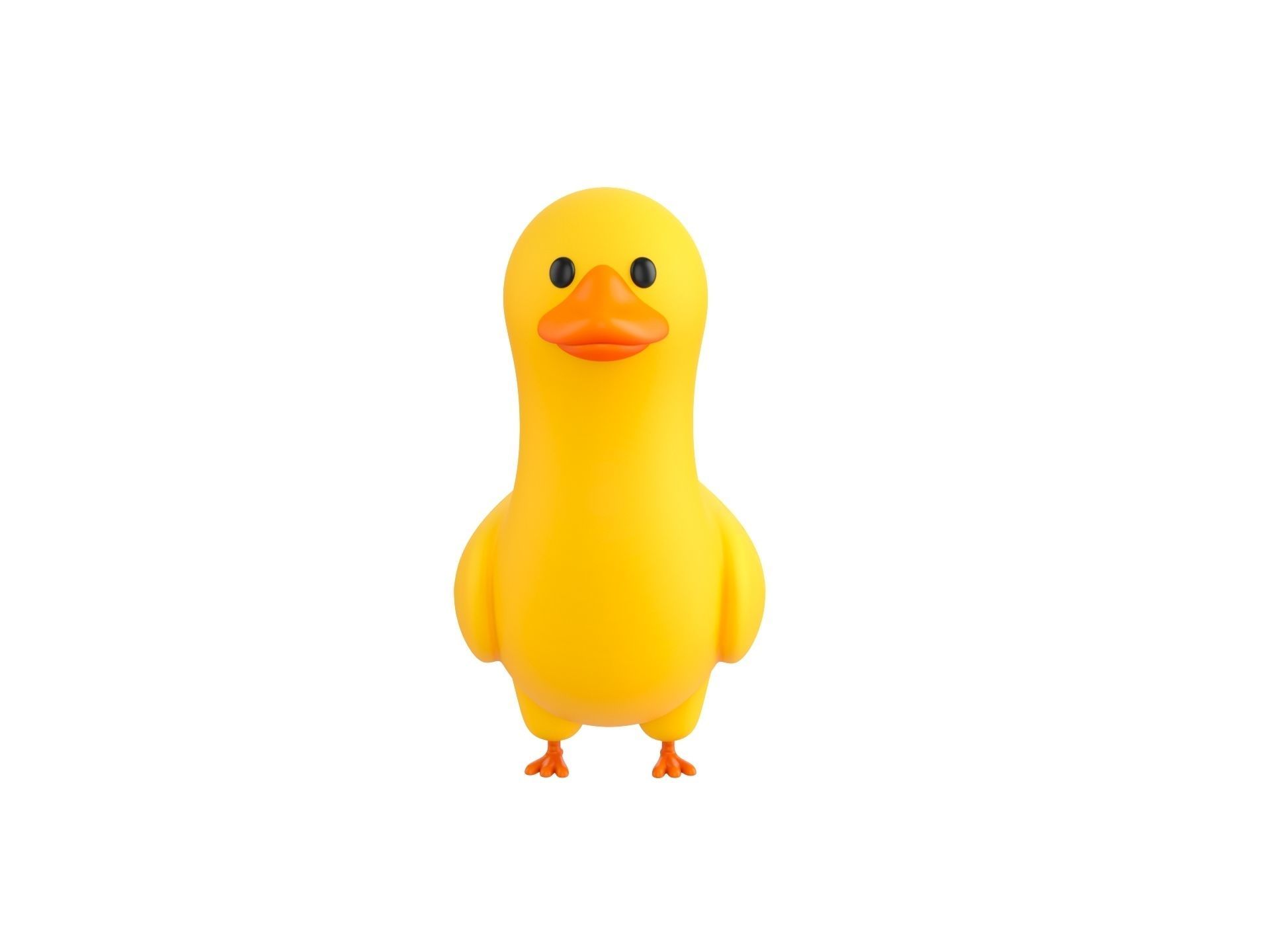 Character161 Duck 3D model_1