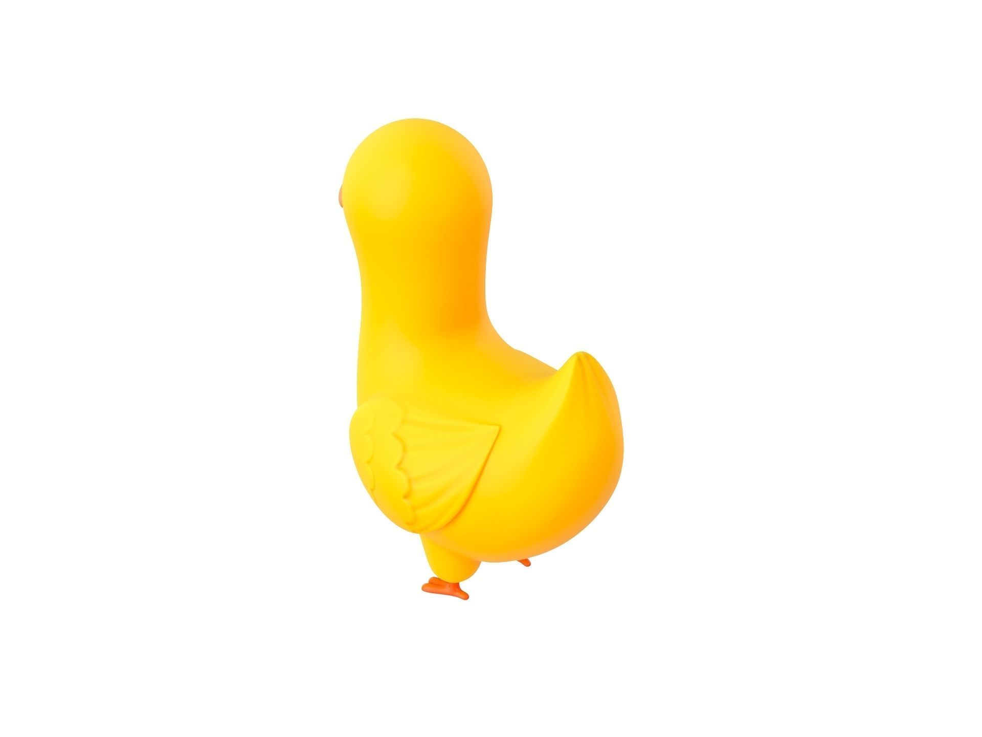 Character161 Duck 3D model_6