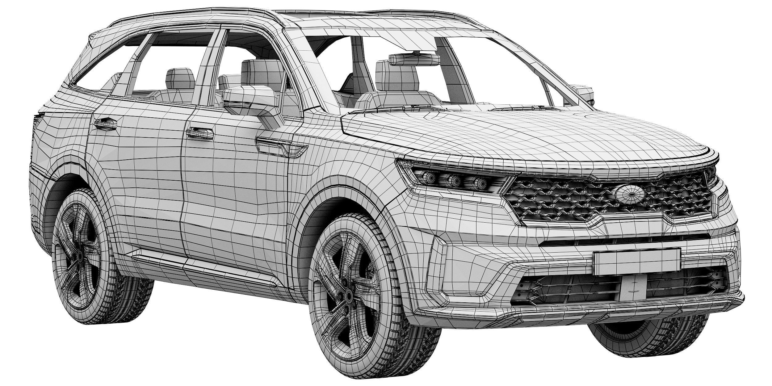 KIA Sorento 2021 3D model_14