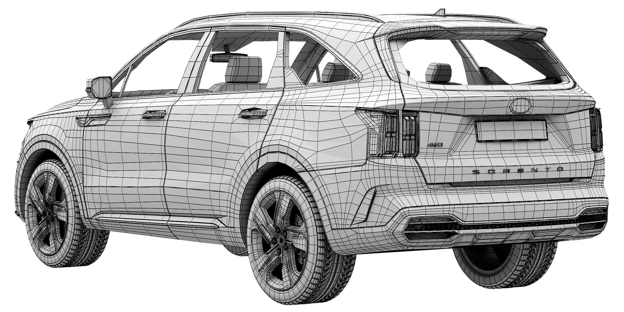 KIA Sorento 2021 3D model_15