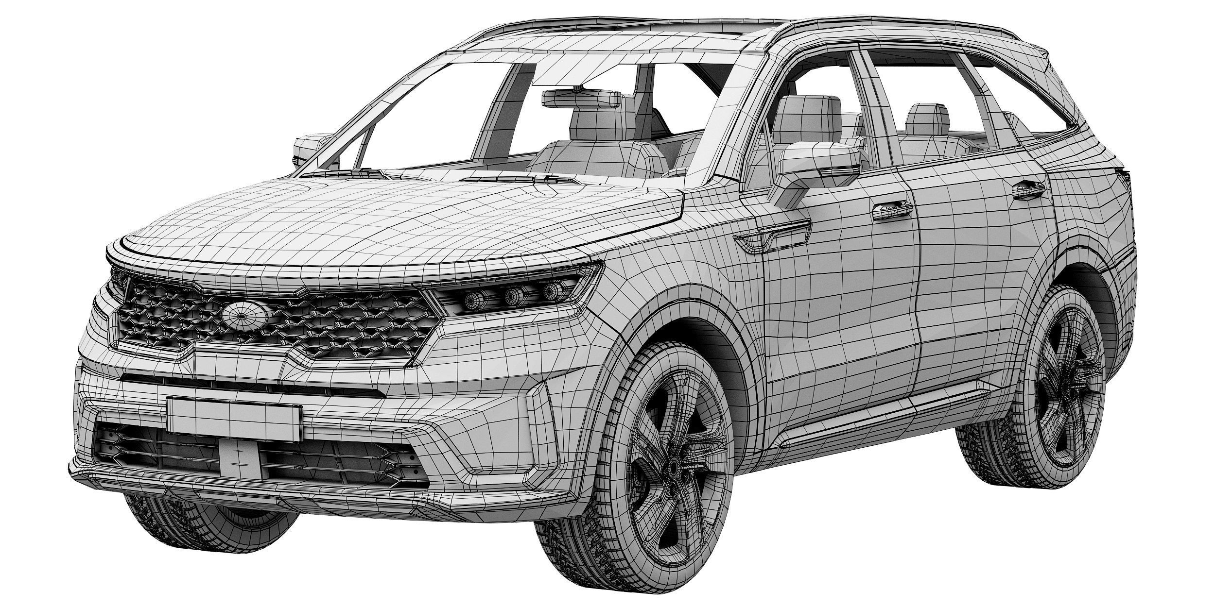 KIA Sorento 2021 3D model_13