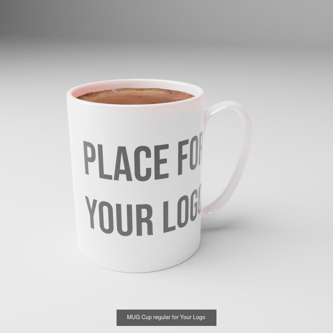 Collection of mugs with place for Logo _4