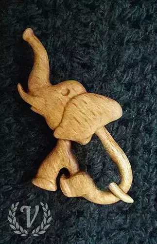 Brooch  Little Elephant