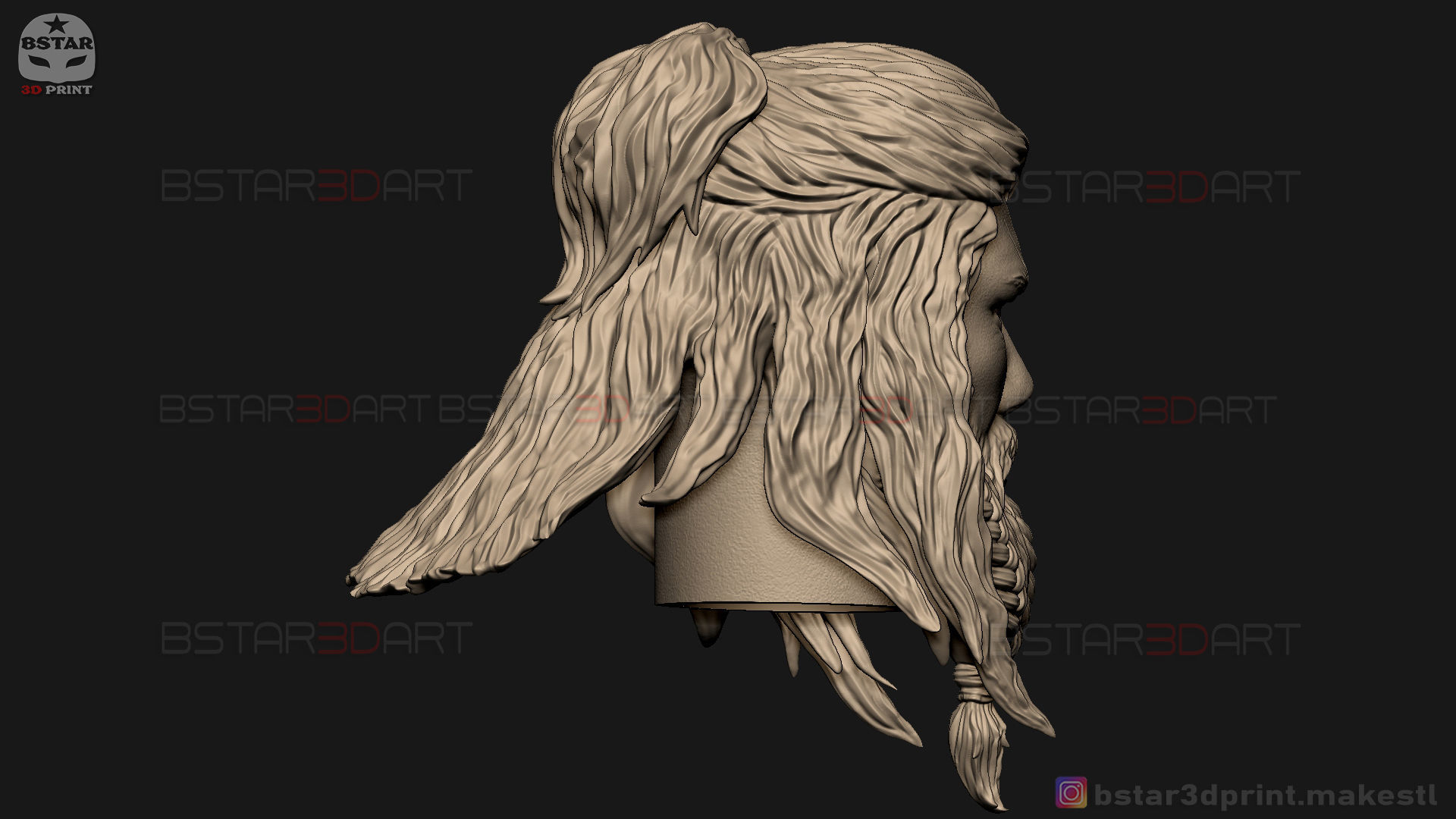 Thor Head - Chris Hemsworth - Avenger - Endgame 3D print model_6