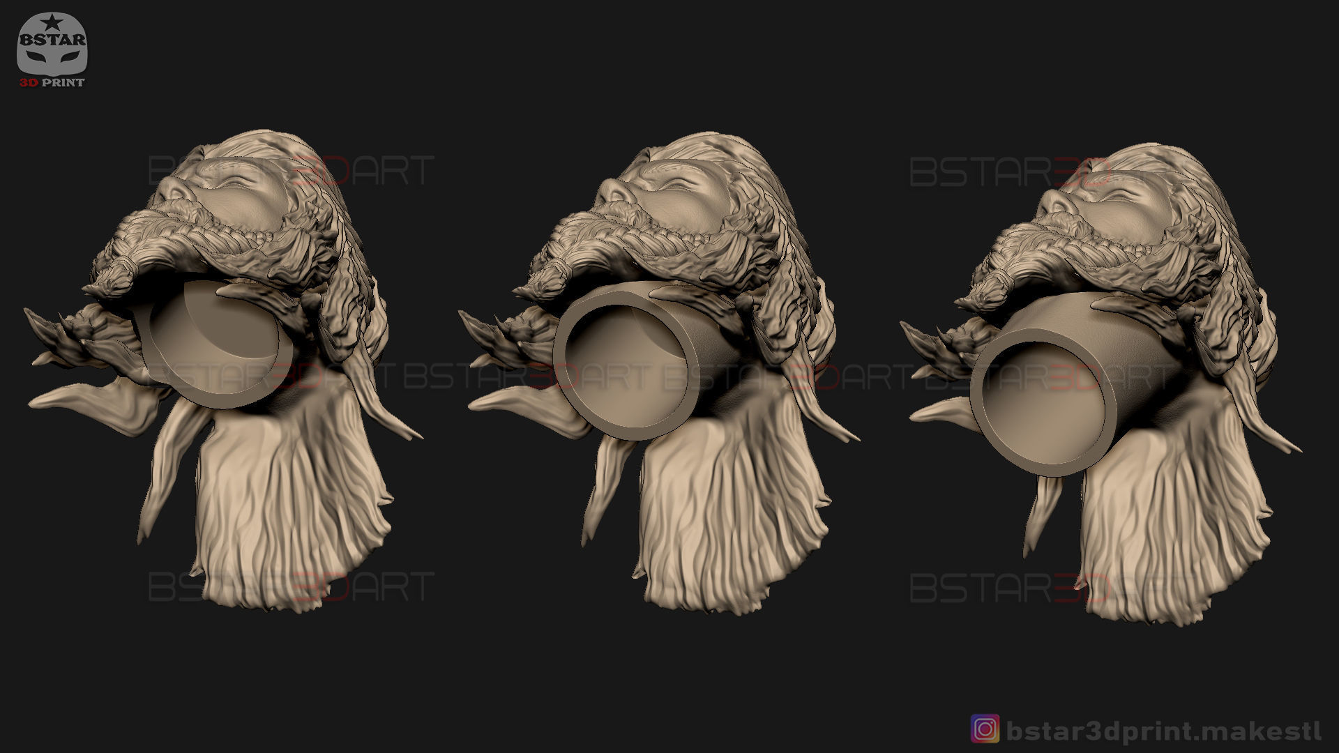 Thor Head - Chris Hemsworth - Avenger - Endgame 3D print model_11