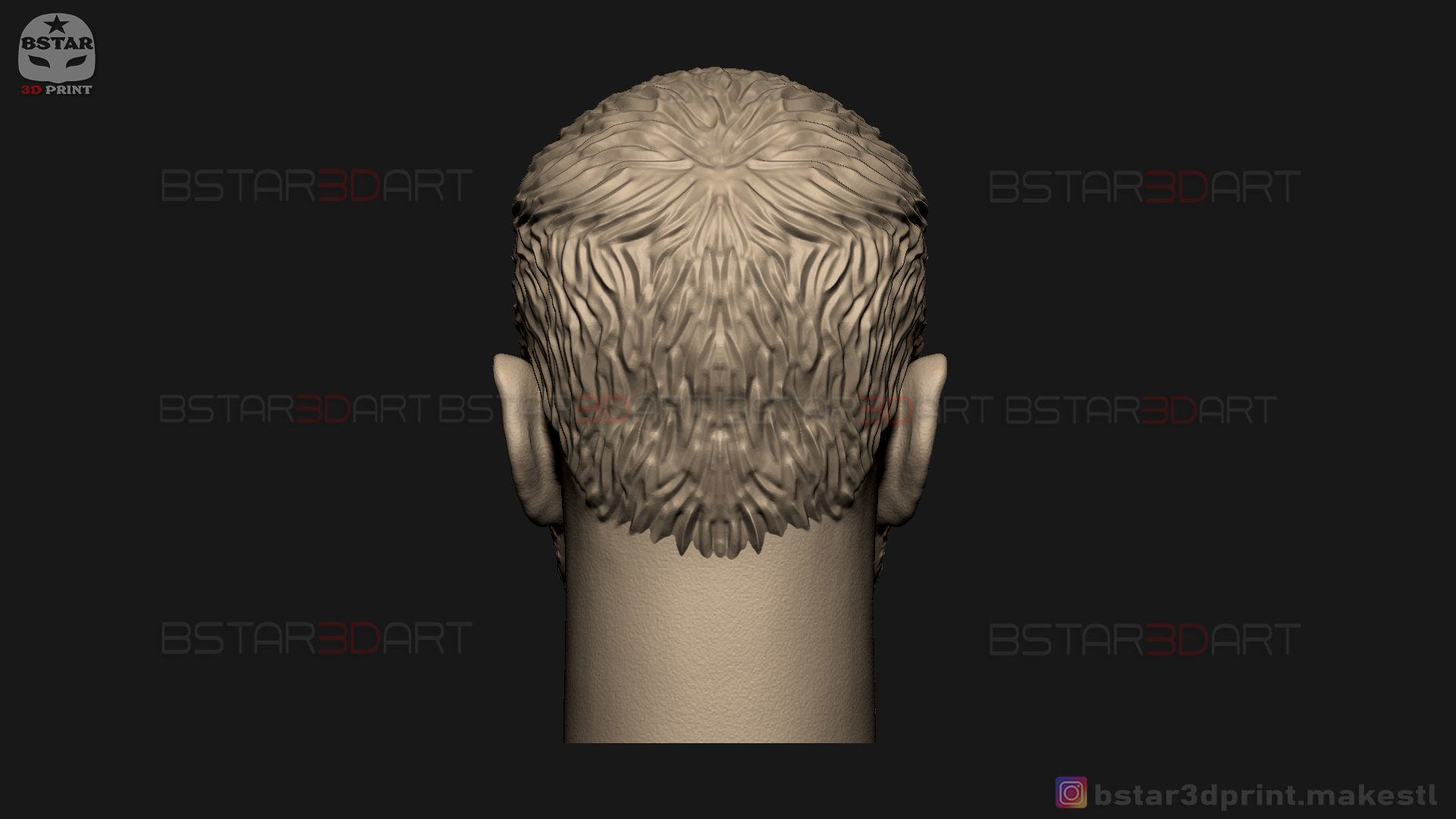 Thor Head - Chris Hemsworth - Avenger - Infinity War 3D print model_6