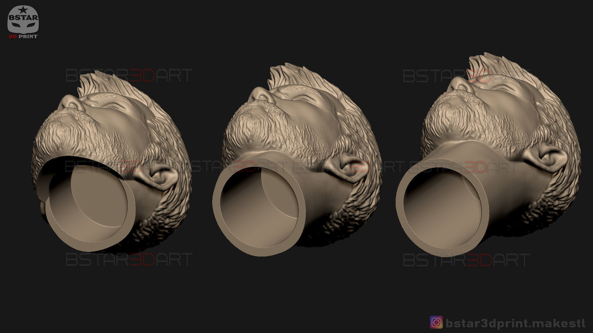 Thor Head - Chris Hemsworth - Avenger - Infinity War 3D print model_14