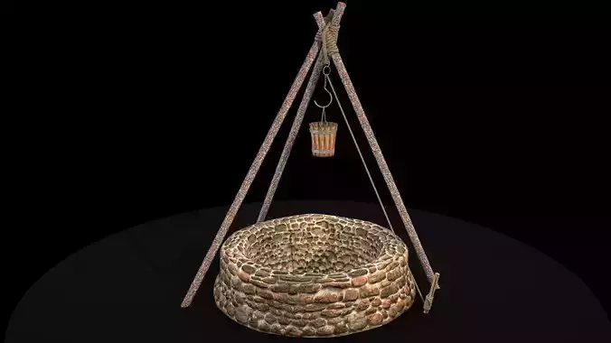 historical well 3D model