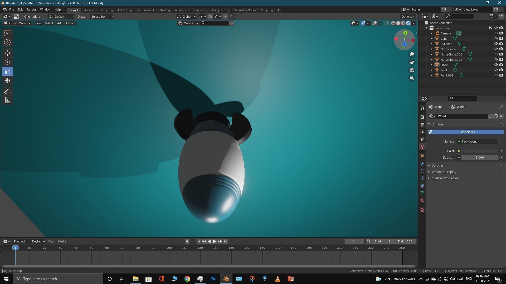 Space Rocket 3D model_43