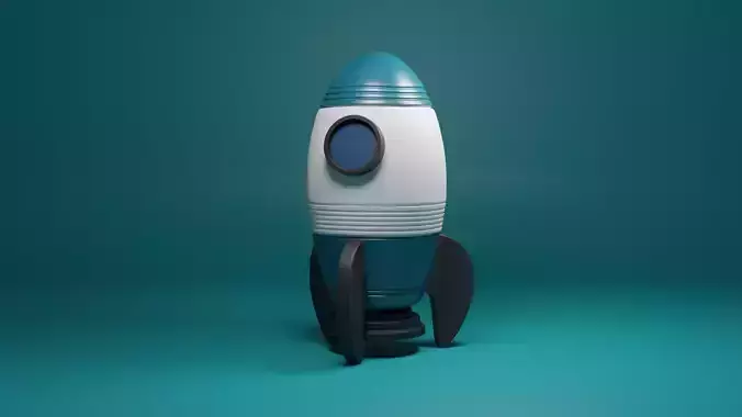 Space Rocket 3D model
