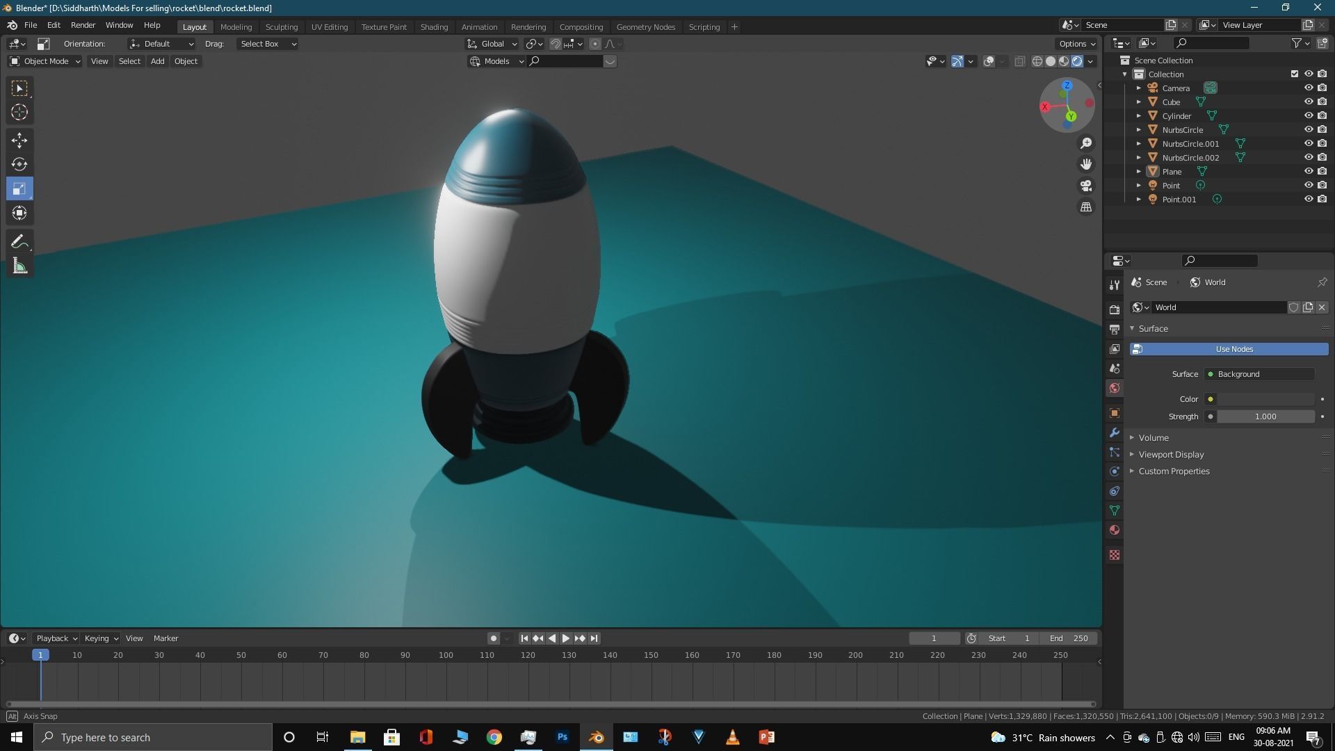Space Rocket 3D model_24