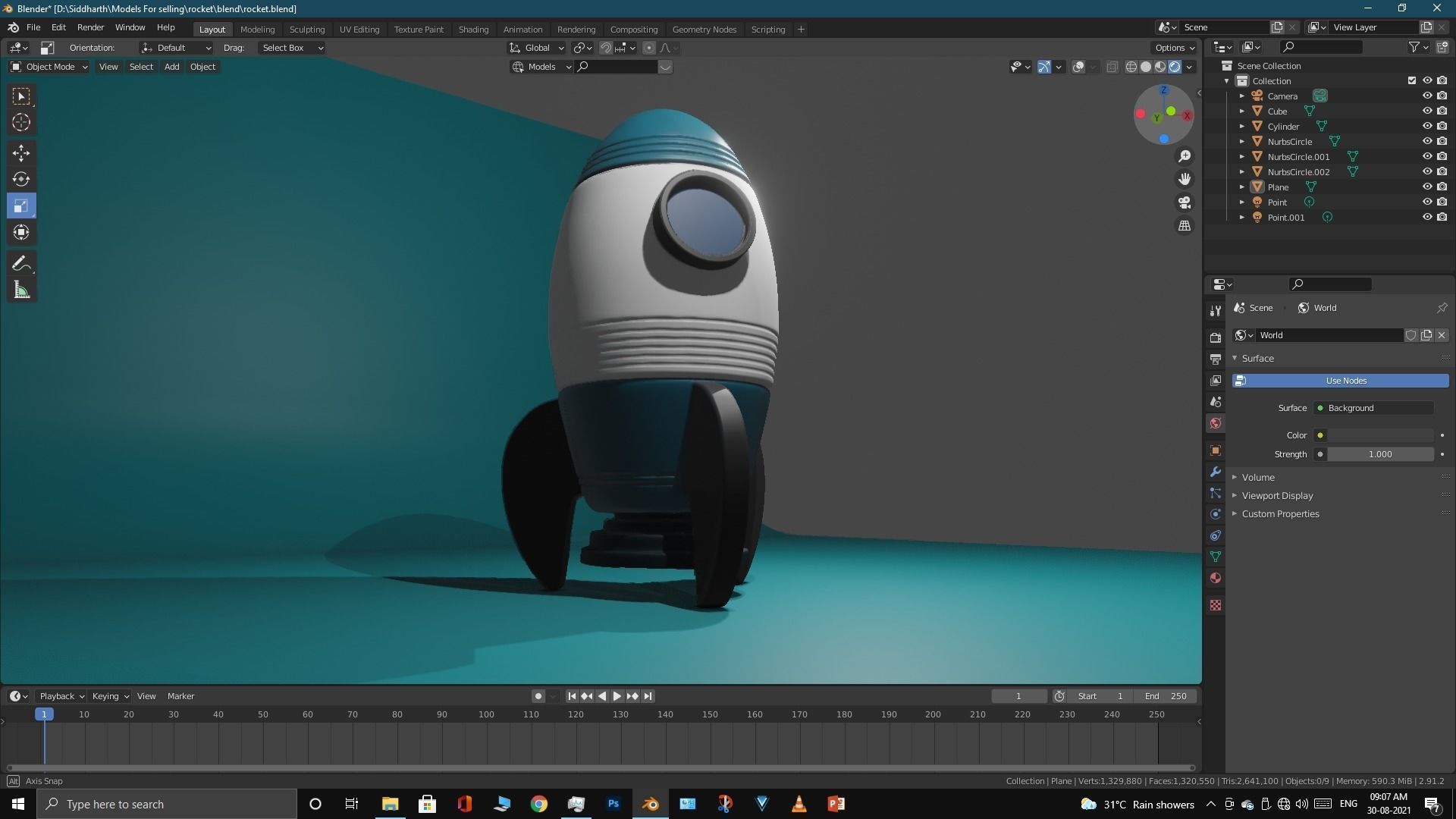 Space Rocket 3D model_25