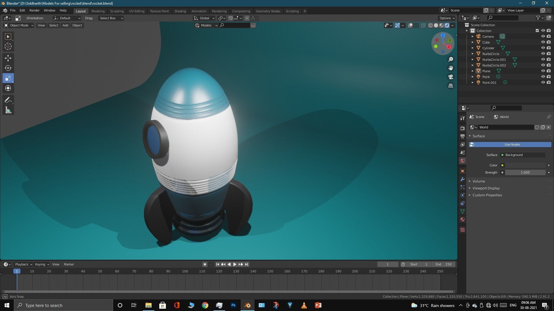 Space Rocket 3D model_21