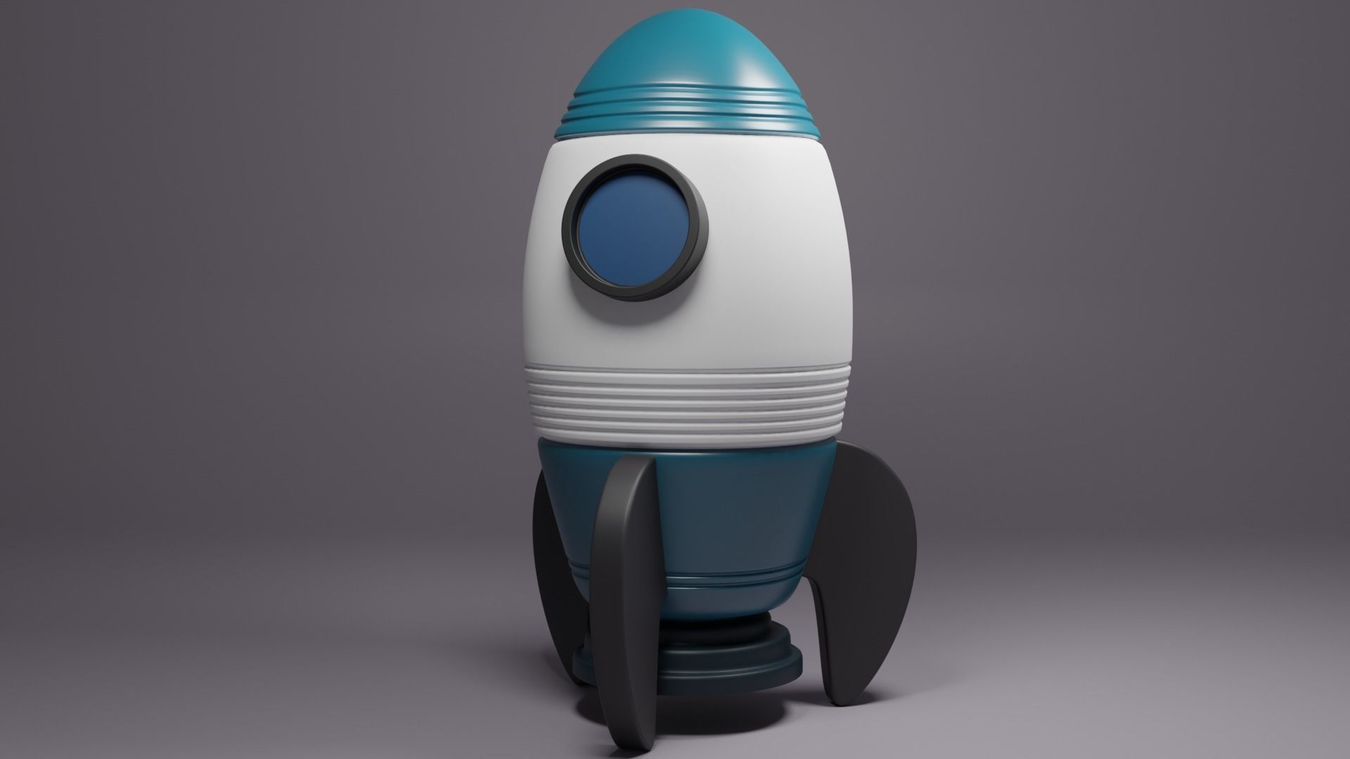 Space Rocket 3D model_1