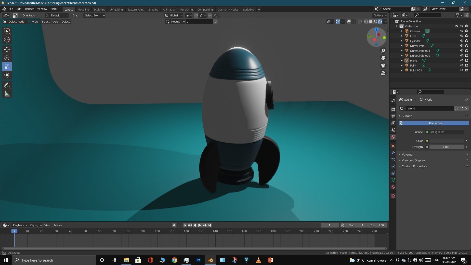 Space Rocket 3D model_48