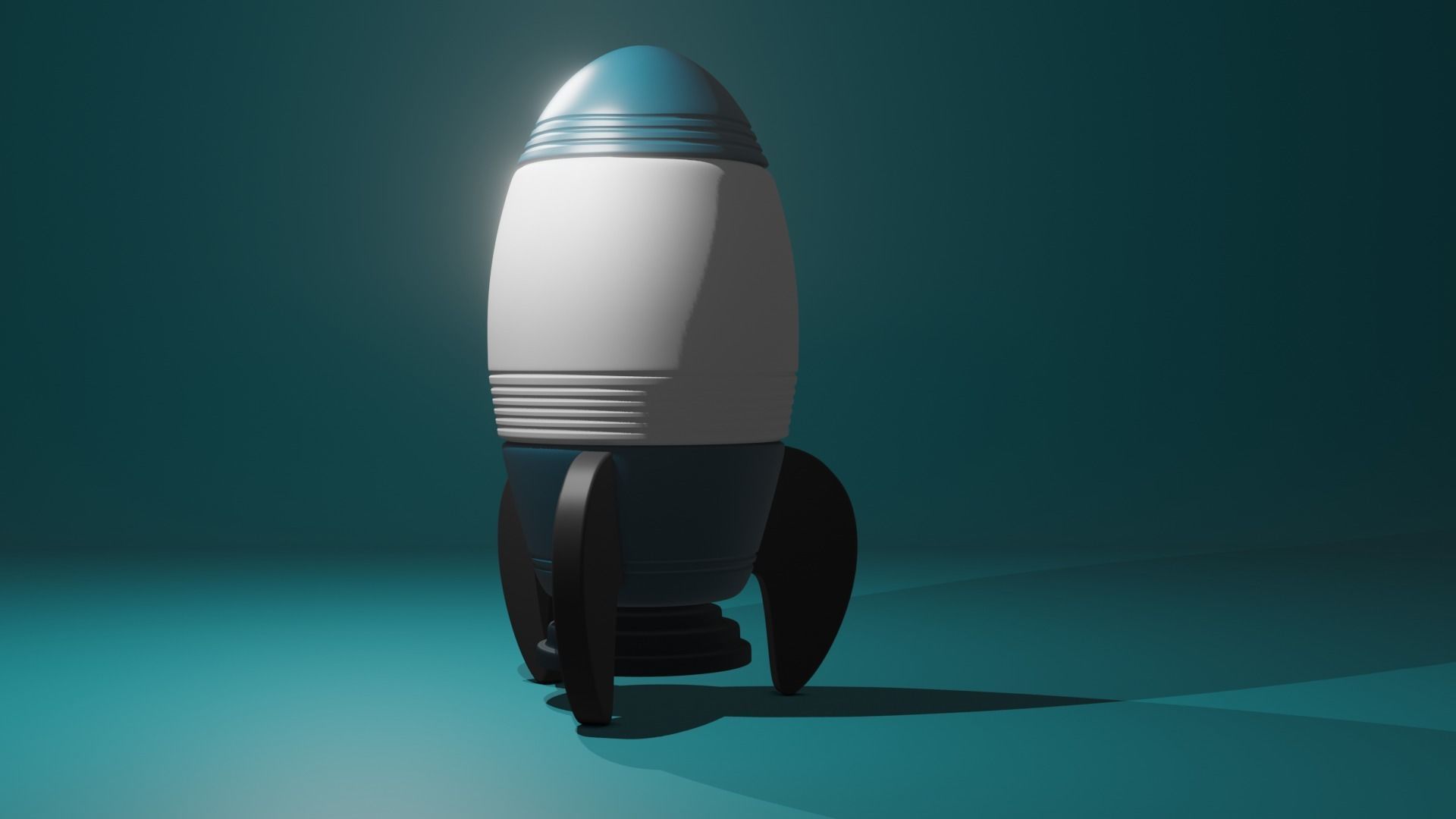 Space Rocket 3D model_3