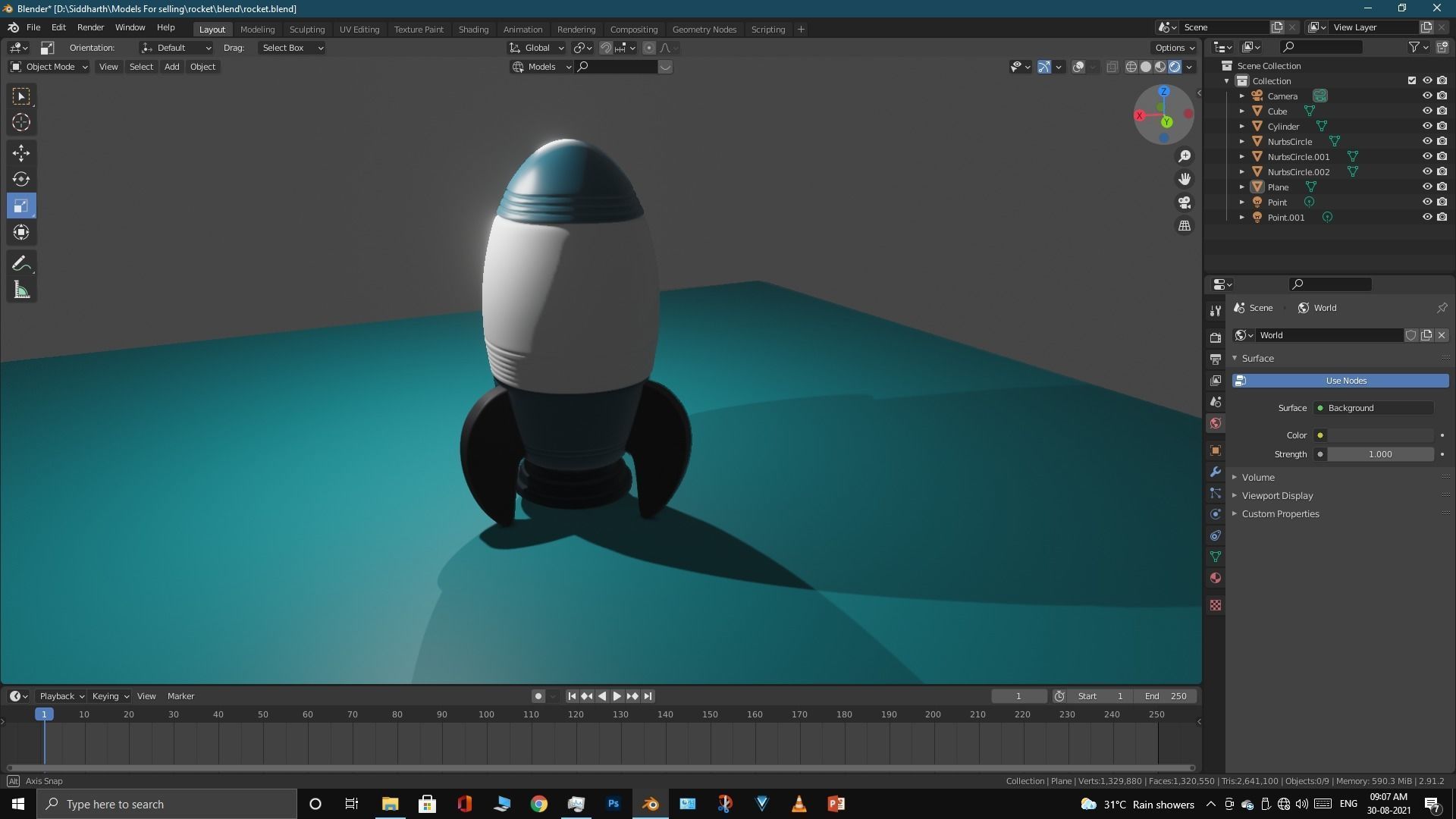 Space Rocket 3D model_54