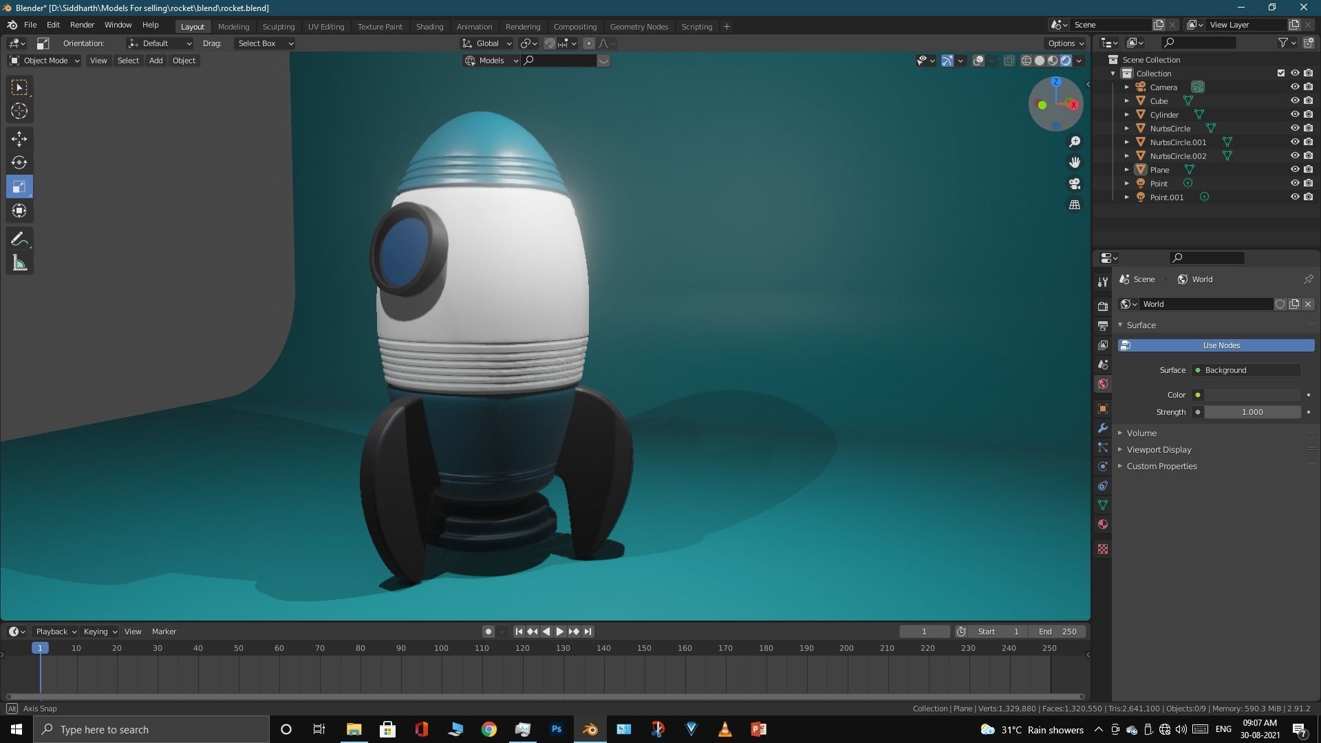 Space Rocket 3D model_27