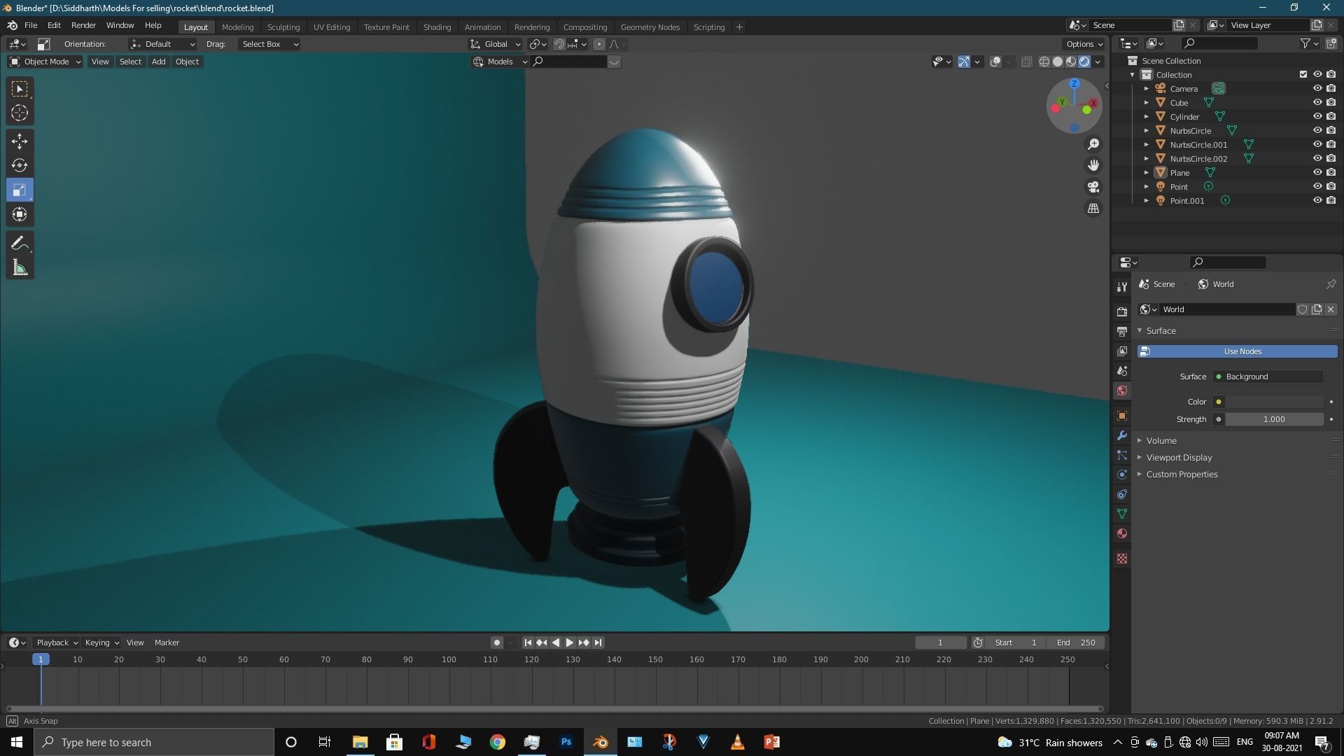 Space Rocket 3D model_47