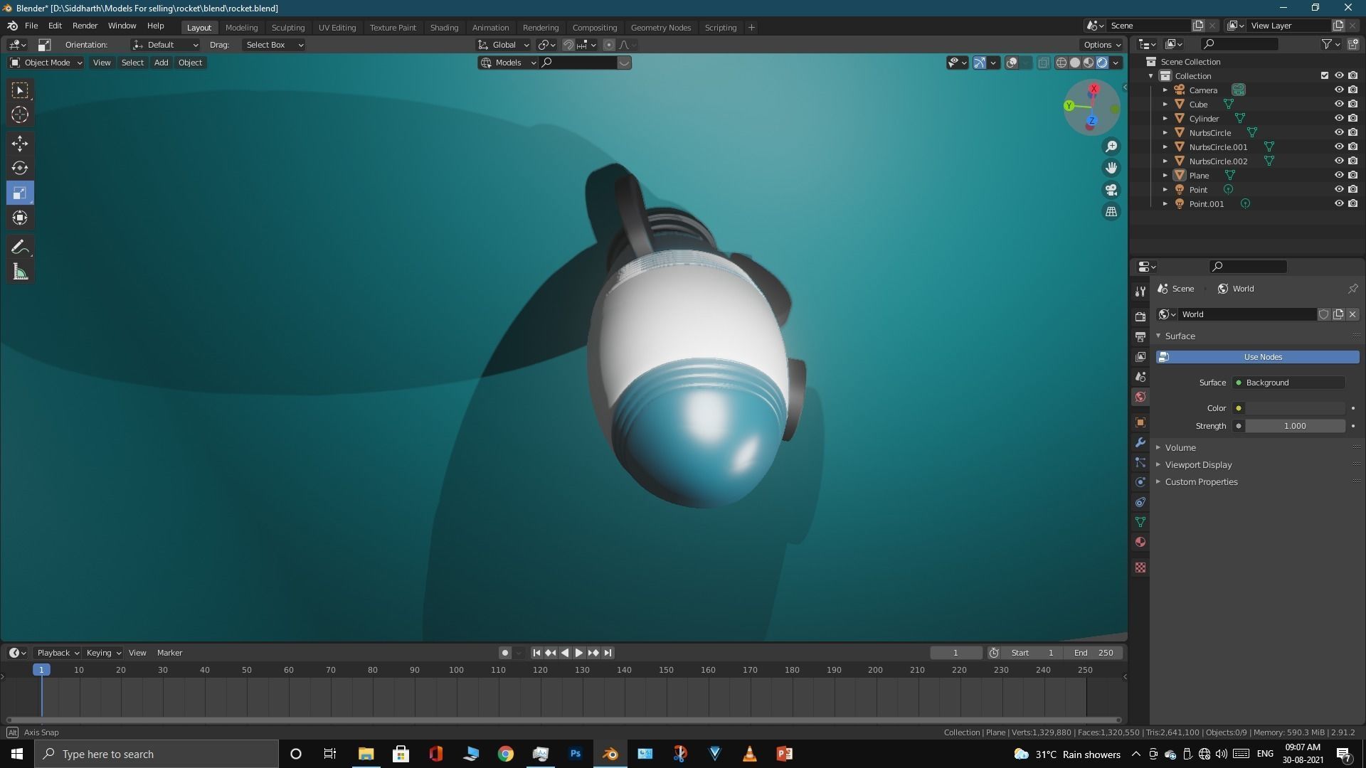 Space Rocket 3D model_31