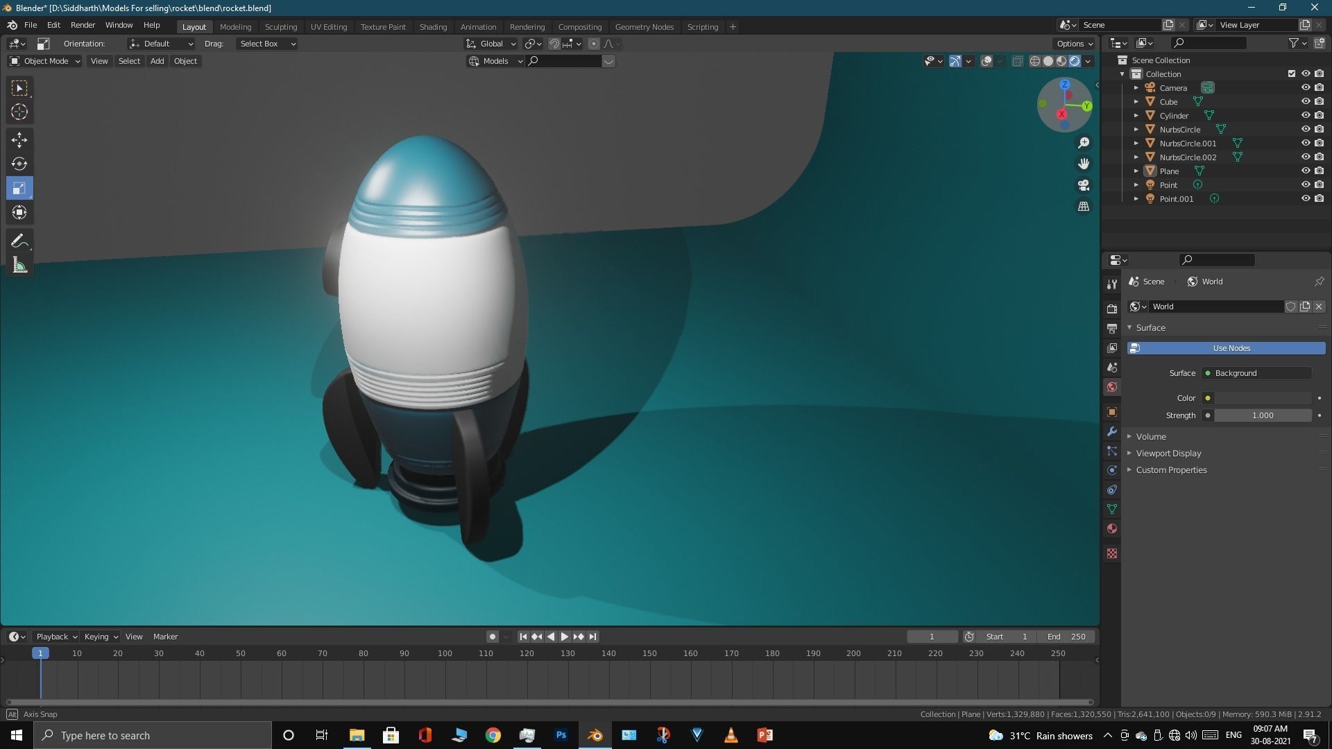 Space Rocket 3D model_45