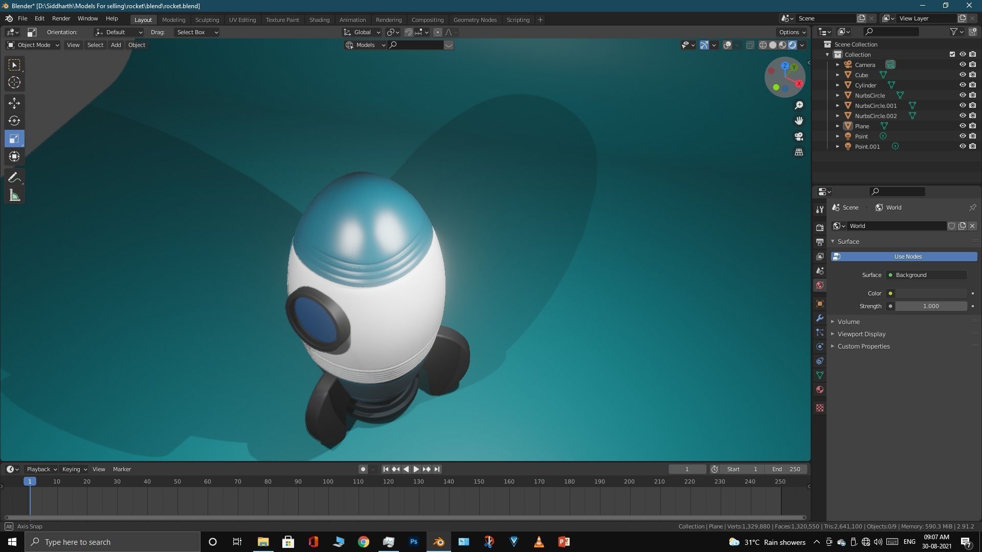 Space Rocket 3D model_28