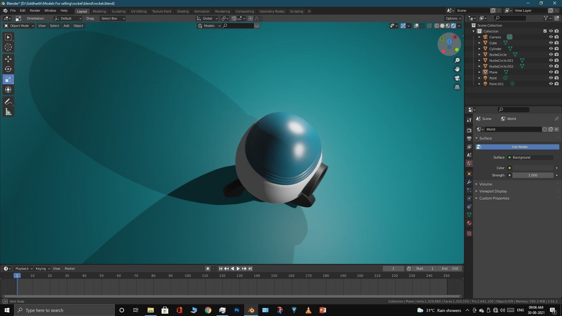 Space Rocket 3D model_15