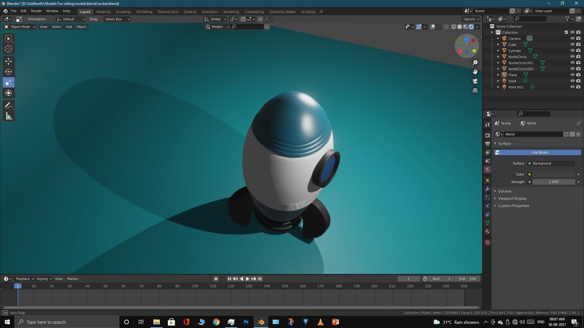 Space Rocket 3D model_42
