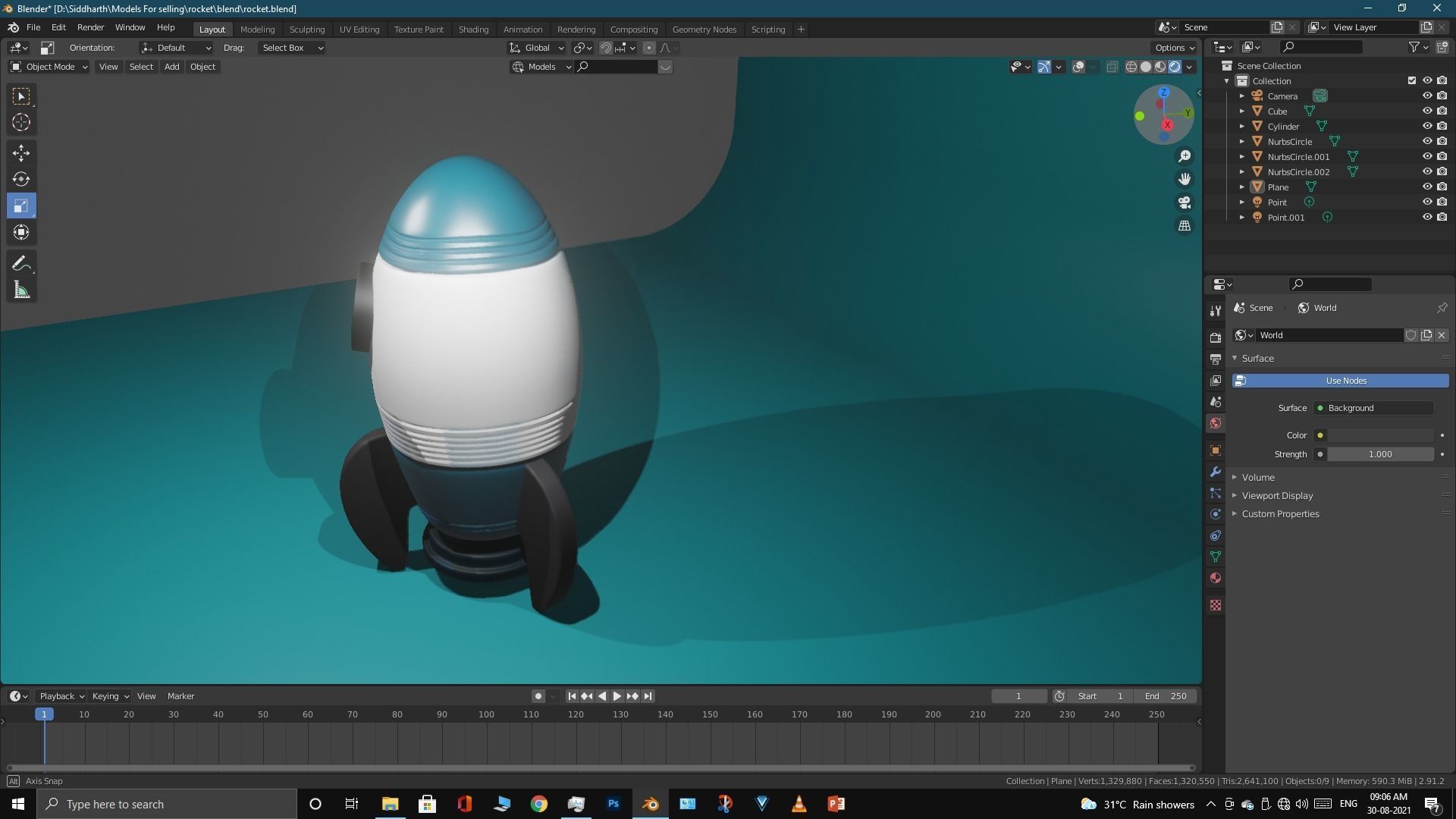 Space Rocket 3D model_18