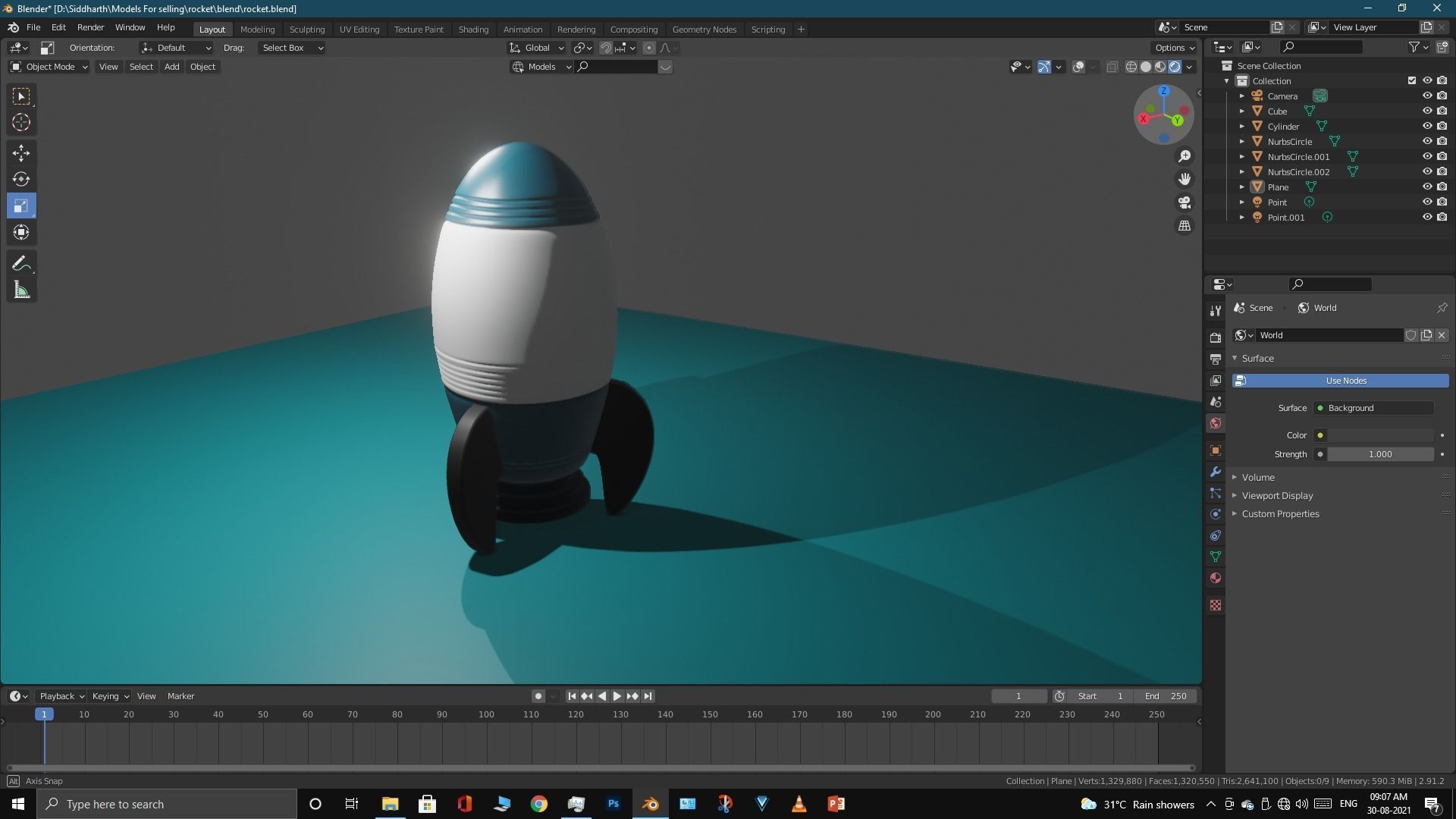 Space Rocket 3D model_55
