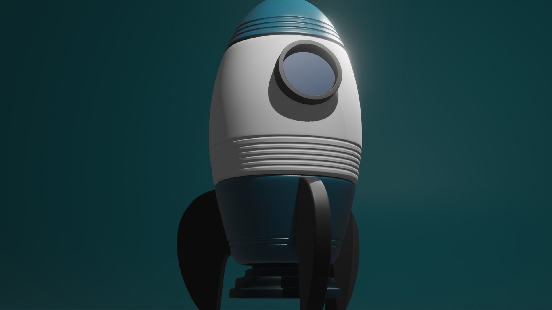 Space Rocket 3D model_4