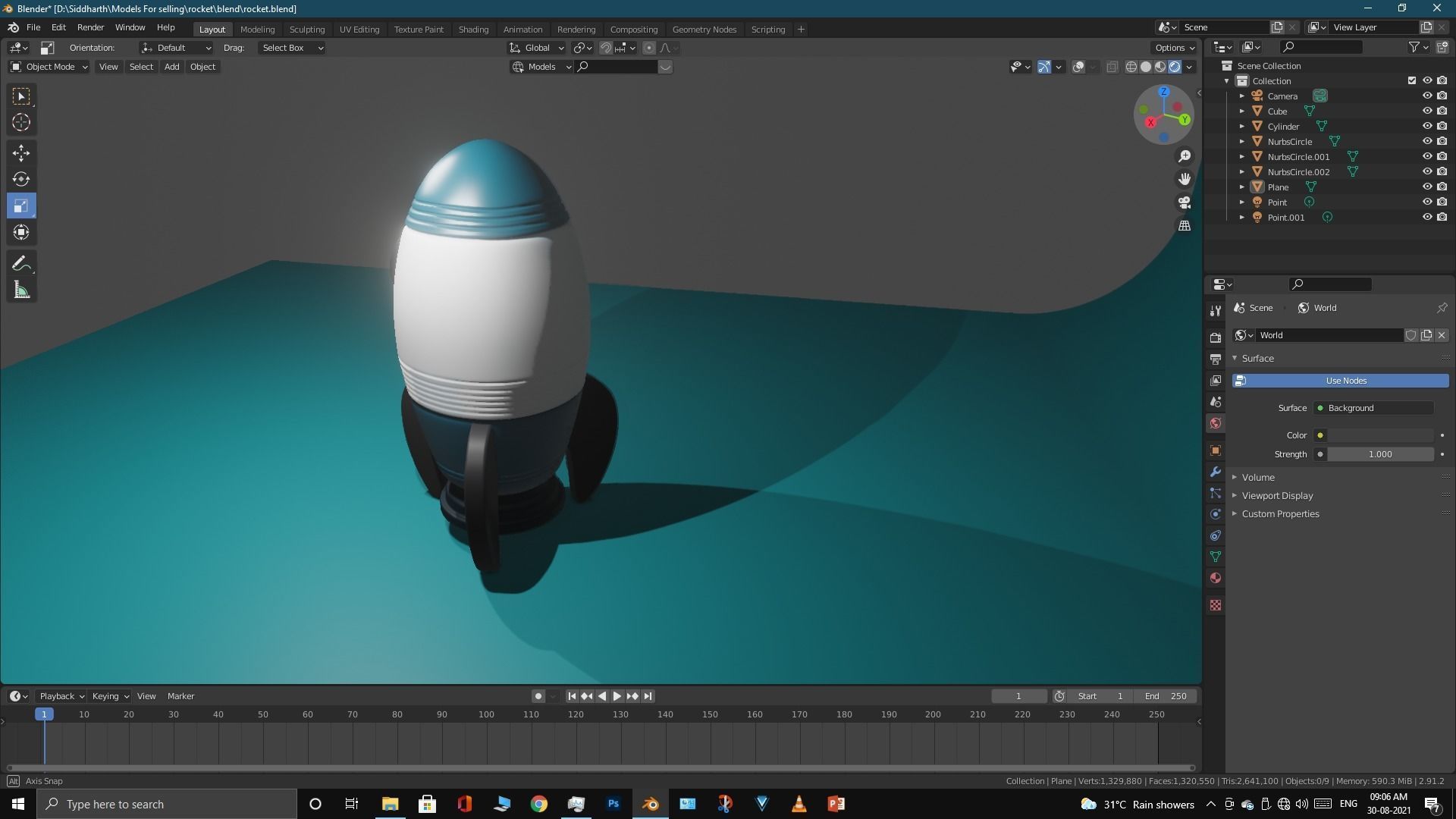 Space Rocket 3D model_17