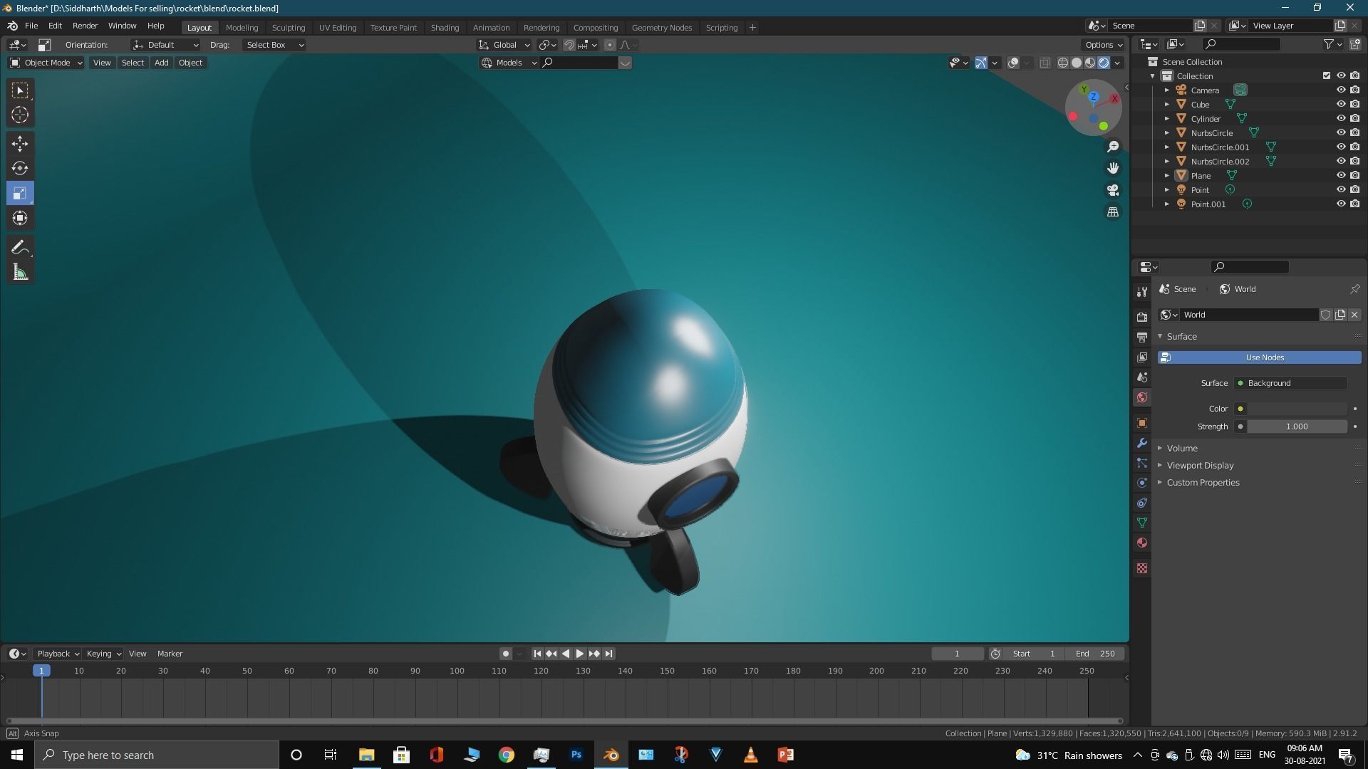 Space Rocket 3D model_19