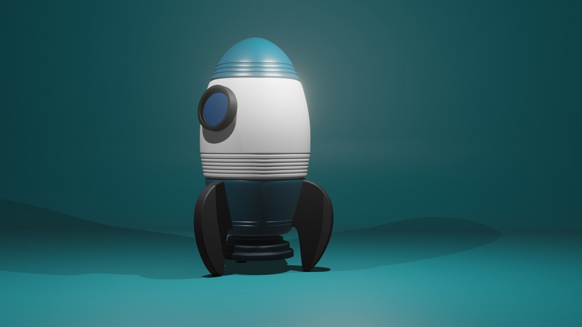 Space Rocket 3D model_2