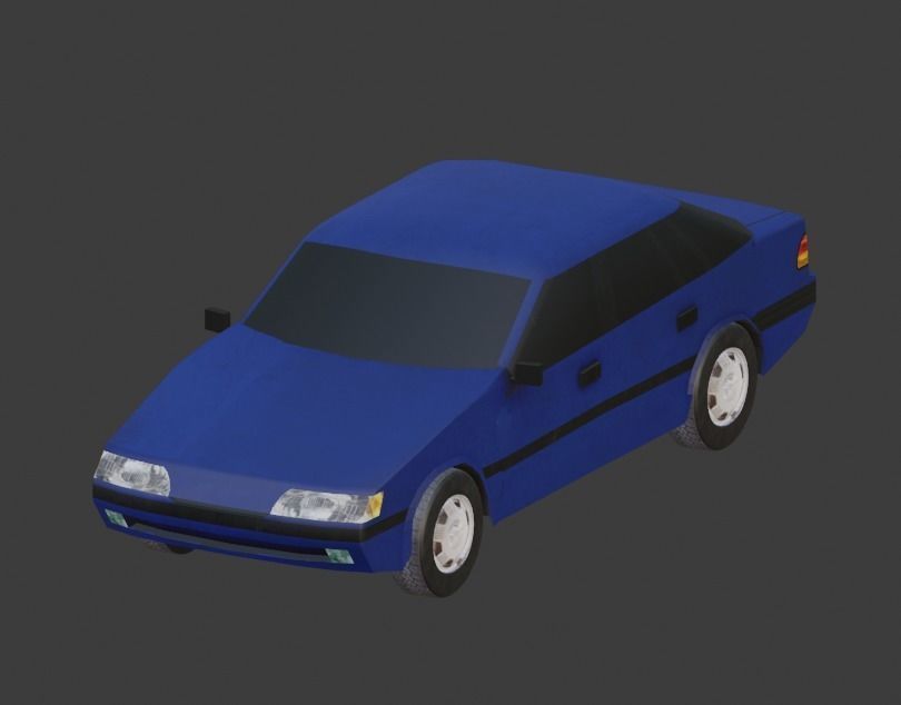 Daewoo Espero Low-poly 3D model_7