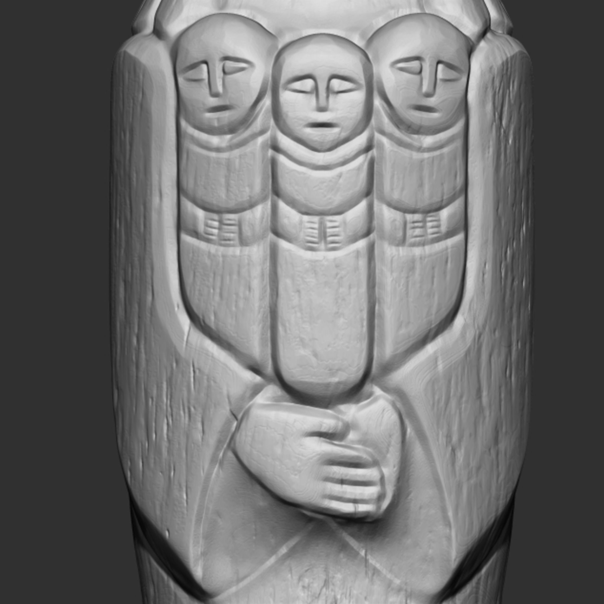 Lada Statue  3D print model_5