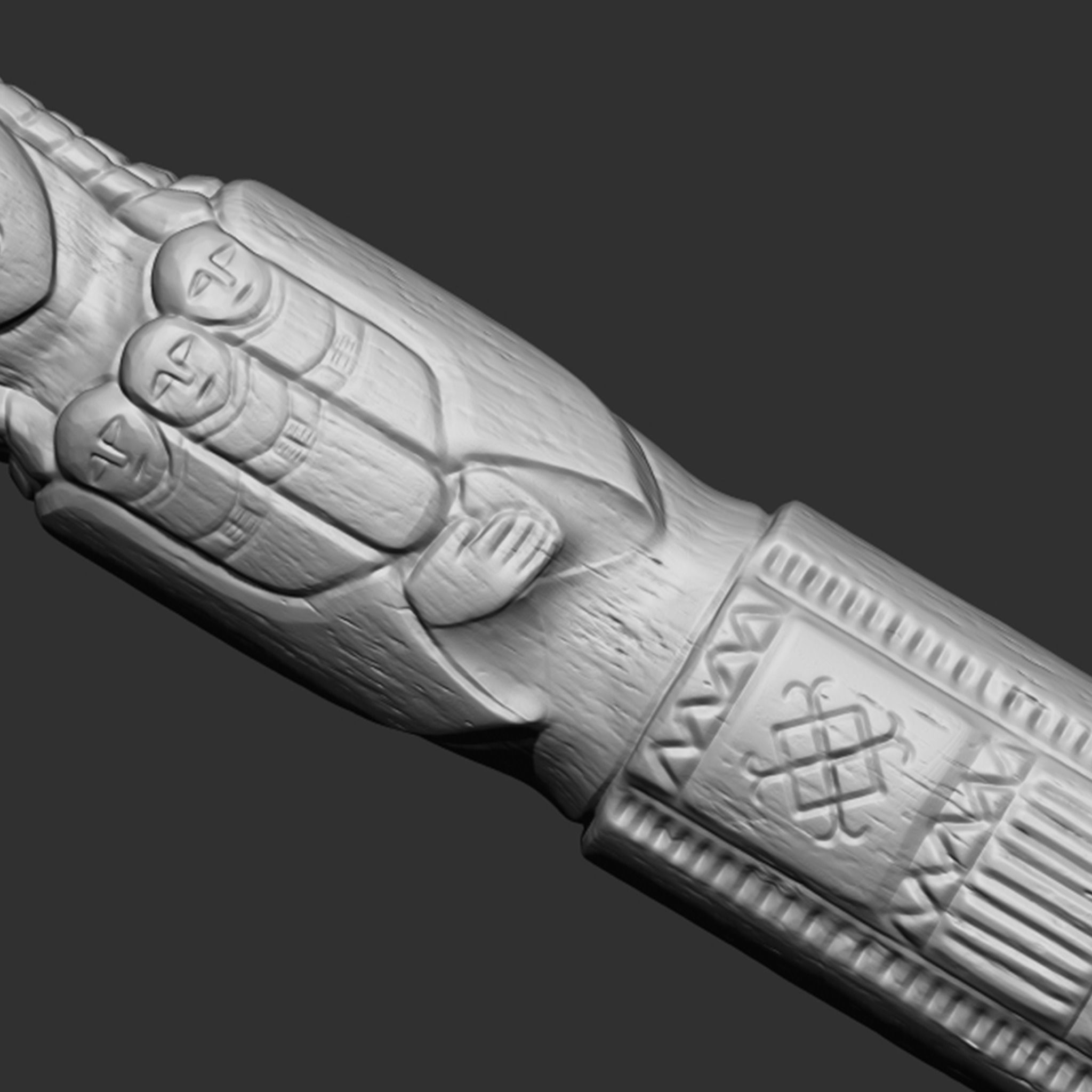 Lada Statue  3D print model_7