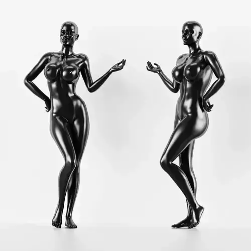 Female standing Pose Mannequin 3D model