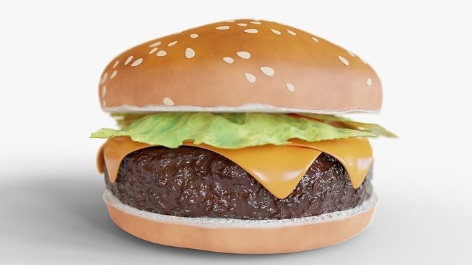 Hamburger 3D model 5