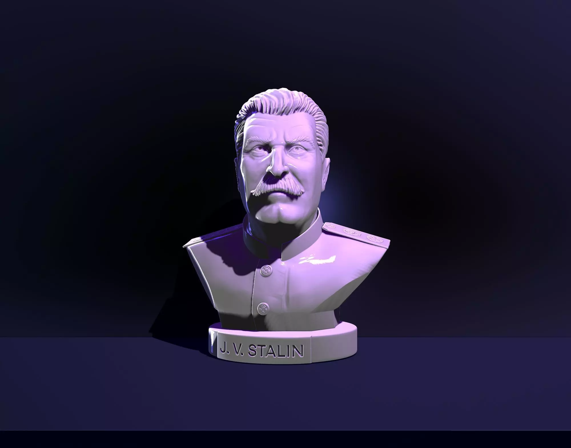 Bust of Joseph Stalin 3D print model