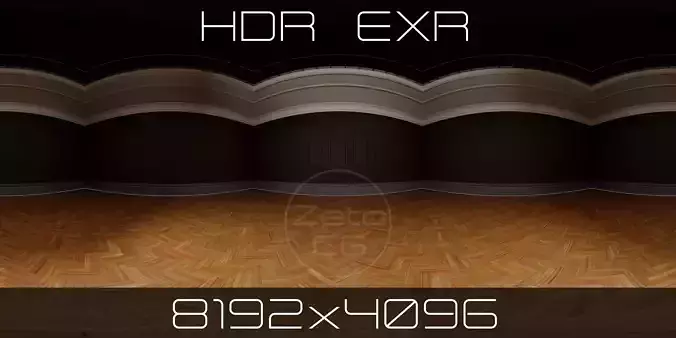 HDRI - Art Museum Gallery Interior 8 - 8192x4096