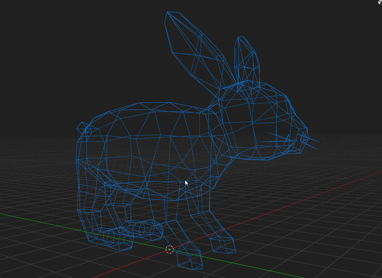Low Poly Rabbit Low-poly 3D model_3