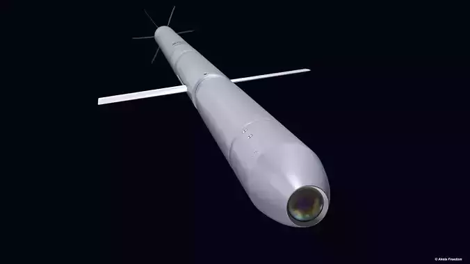S-8L Laser Guided Rocket 3D model