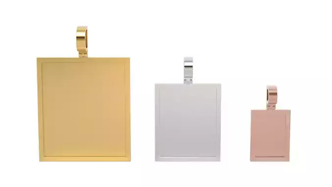Picture pendants 1-2 inch N11-20 3D Model Collection