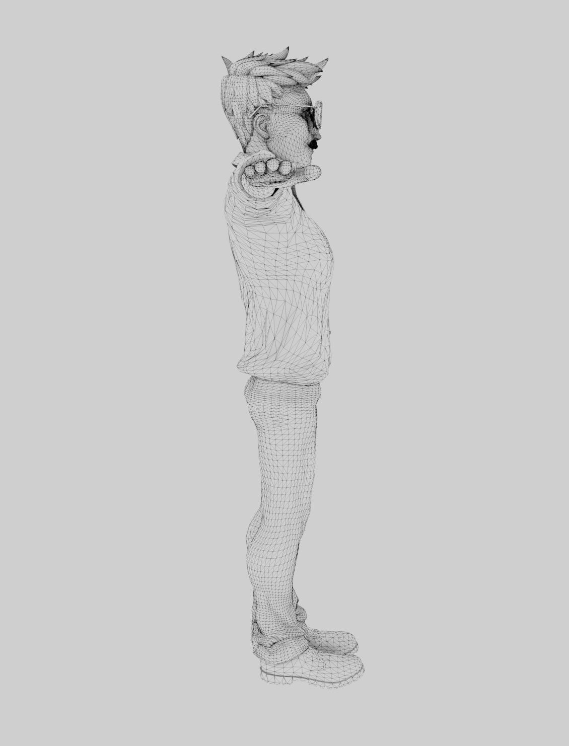 Stylized Family Rigged  Cartoon Characters Pack Low-poly 3D model_11