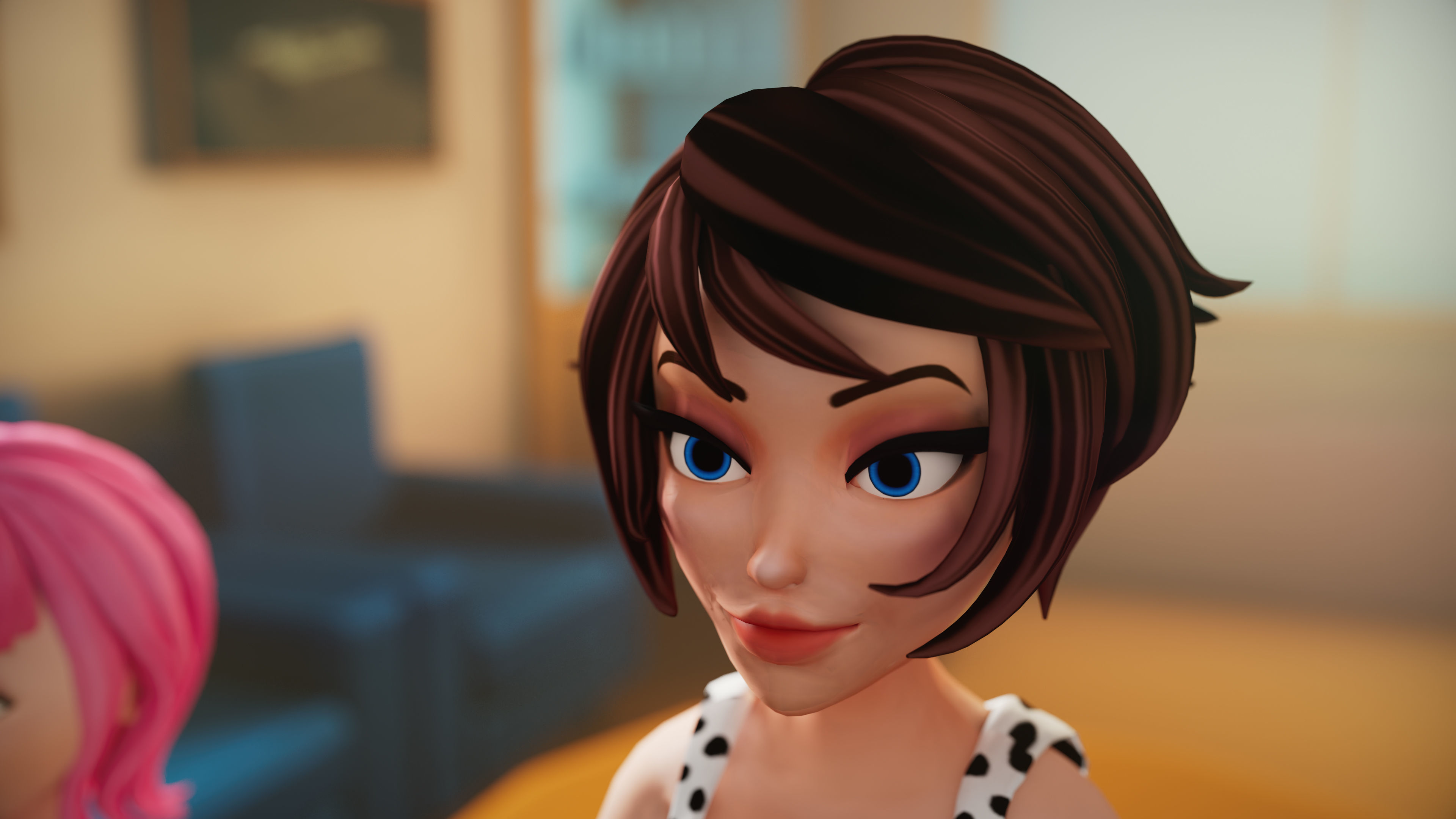 Stylized Family Rigged  Cartoon Characters Pack Low-poly 3D model_3