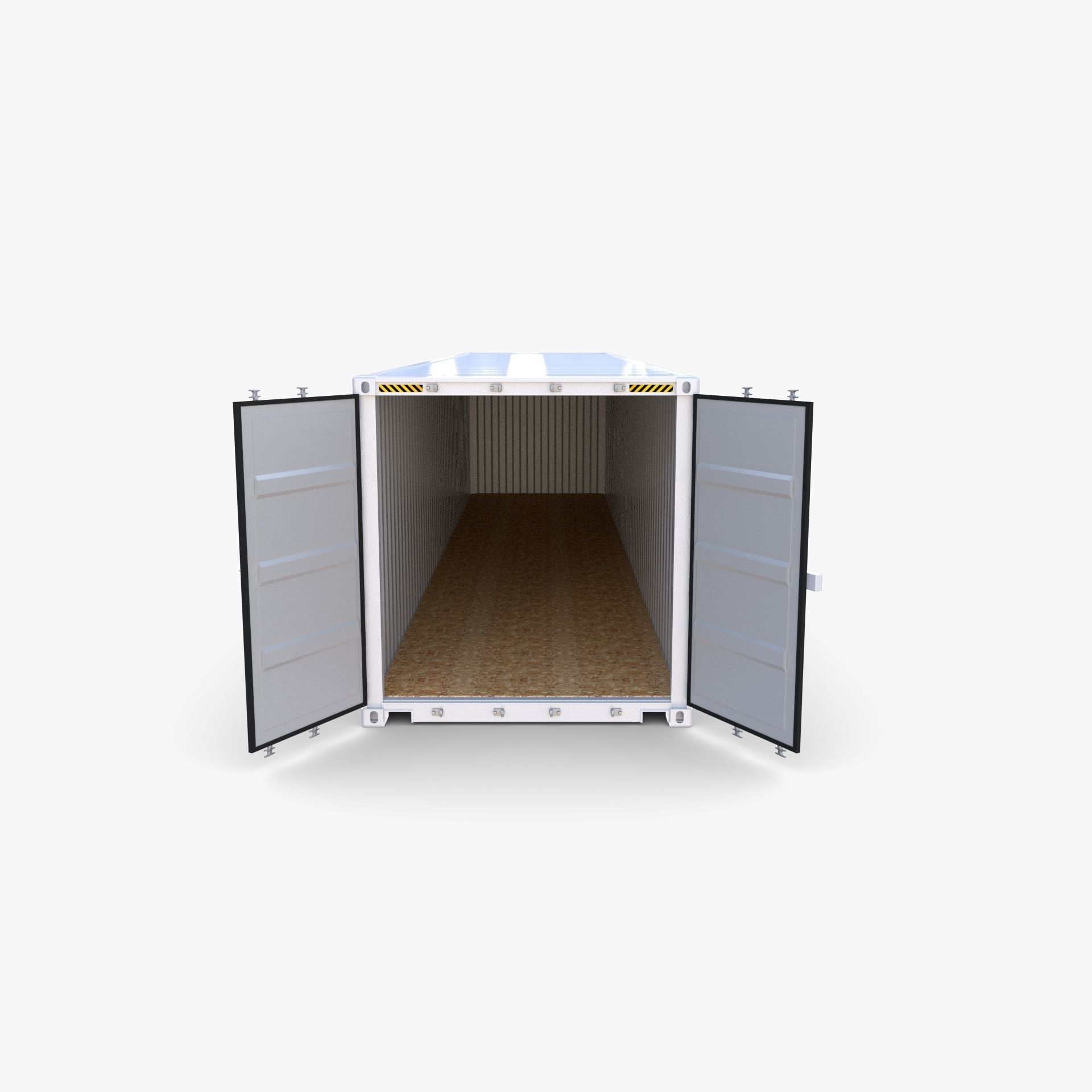 40ft Shipping Container Tex v2 3D model_6